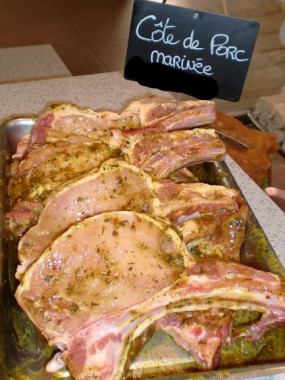 côte marinée