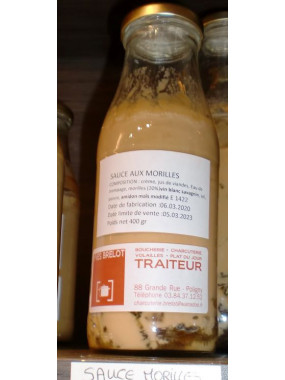 sauce aux morilles 4 pers bouteille (conserve)