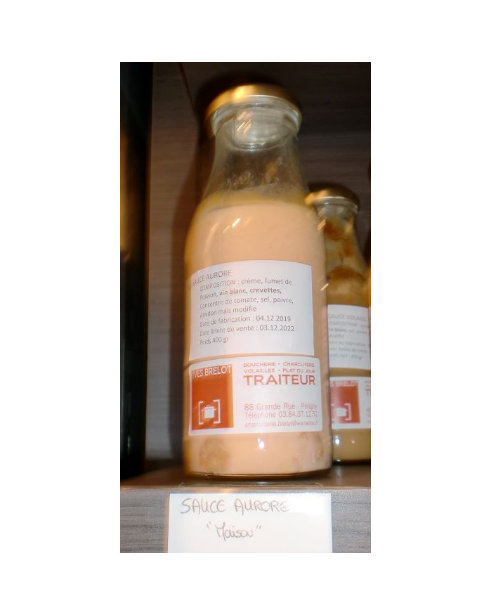 sauce aurore en bouteille (conserve)