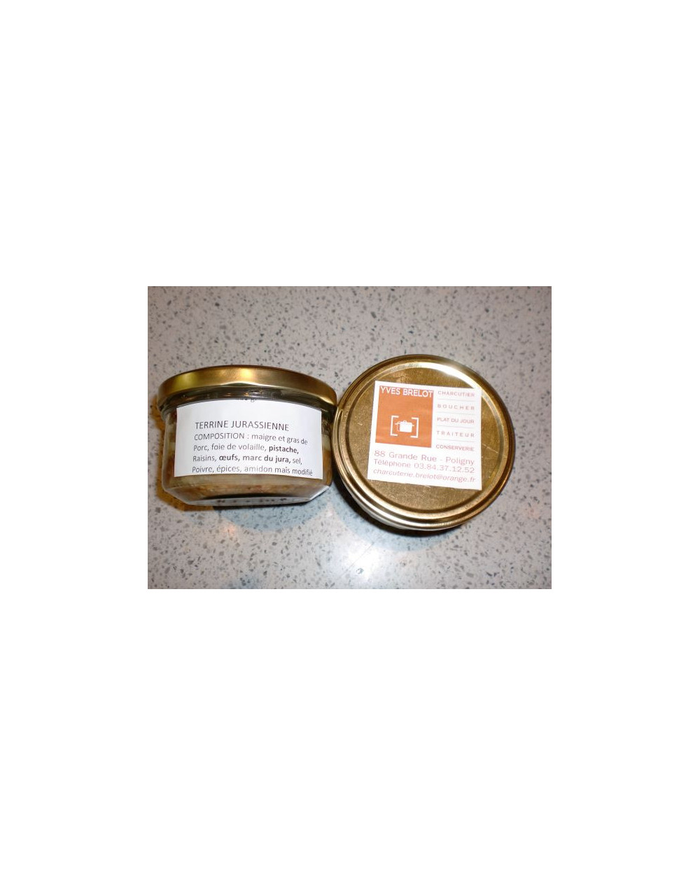 terrine jurassienne en conserve boucherie charcuterie traiteur brelot